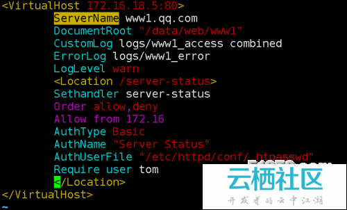 httpd的基本应用