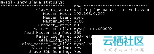MySQL 主从复制的原理和配置